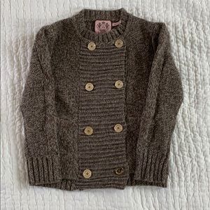 Juicy Coutoure brown and tan sweater